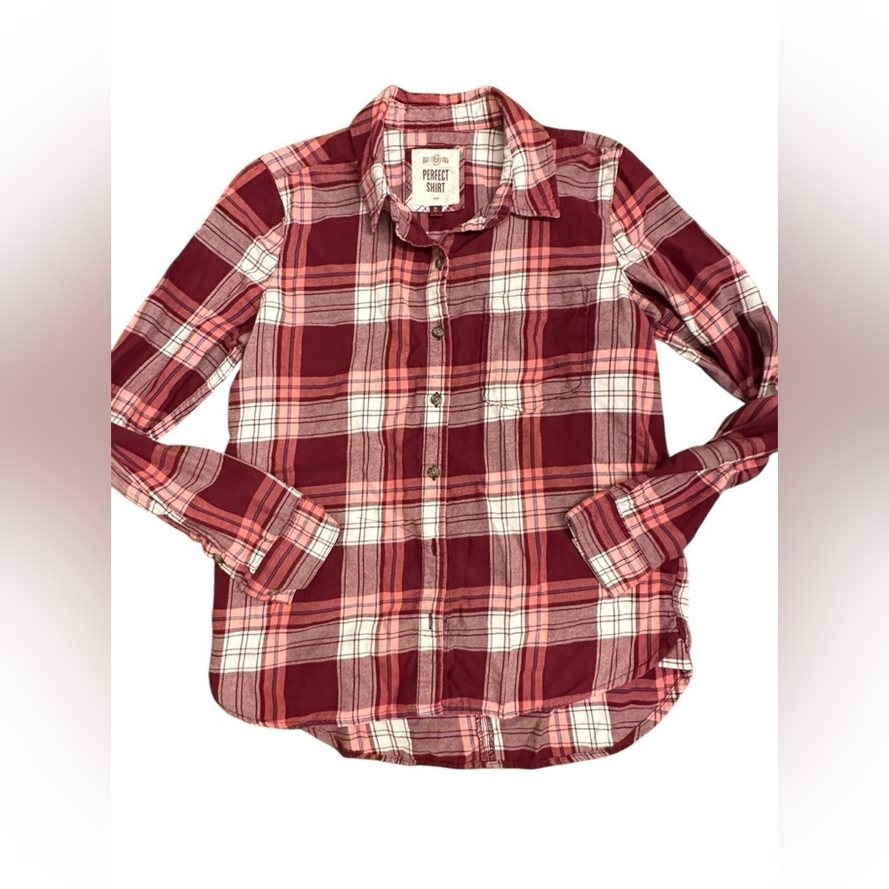 SO Classic Fit Flannel Shirt- EUC